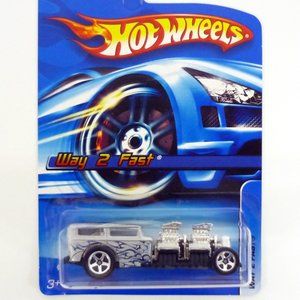 Hot Wheels Way 2 Fast #152 Silver Die-Cast Car 2006